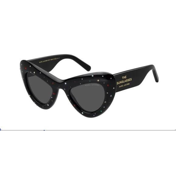 Marc Jacobs Accessories - Marc Jacobs MARC 798/S STR 48mm Studded Cat Eye Sunglasses retail $296